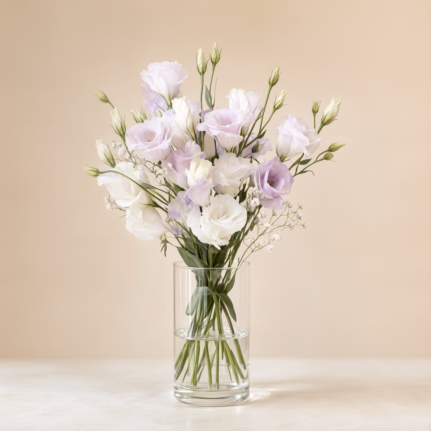 Lisianthus Lilla e Bianco